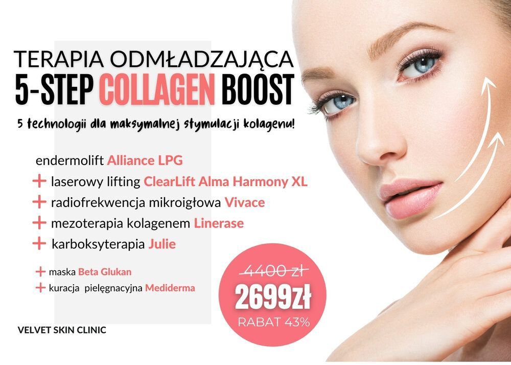 Portfolio usługi 5-Step Collagen Boost - terapia maksymalnej sty...