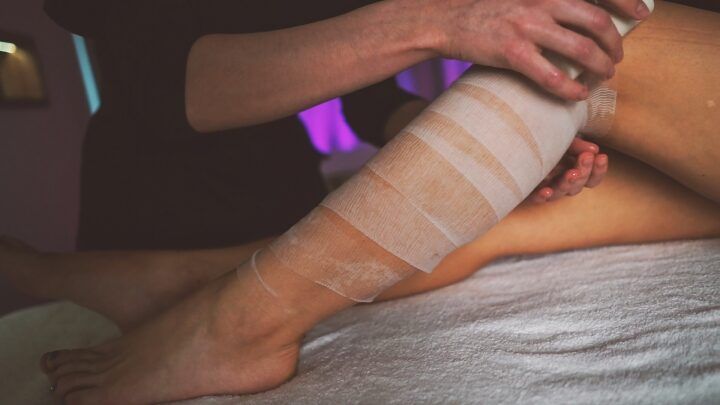 Portfolio usługi Hotai body wrap - modelowanie sylwetki bandażami