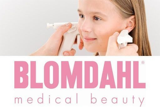 Portfolio usługi BLOMDAHL Przekłuwanie uszu (dzieci powyżej roku)