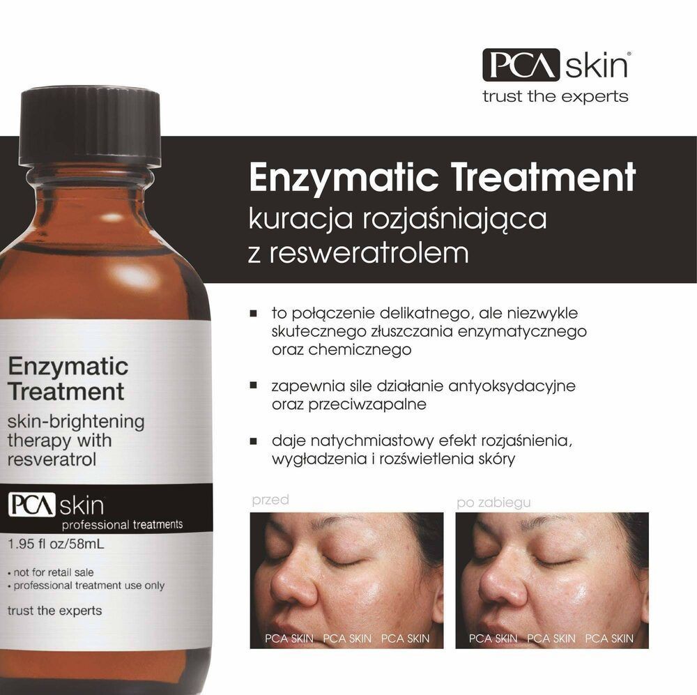 Portfolio usługi PCA Skin Terapia enzymatyczna