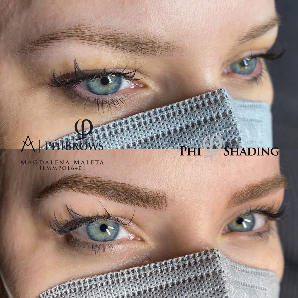 Portfolio usługi Makijaż permanentny brwi PhiShading