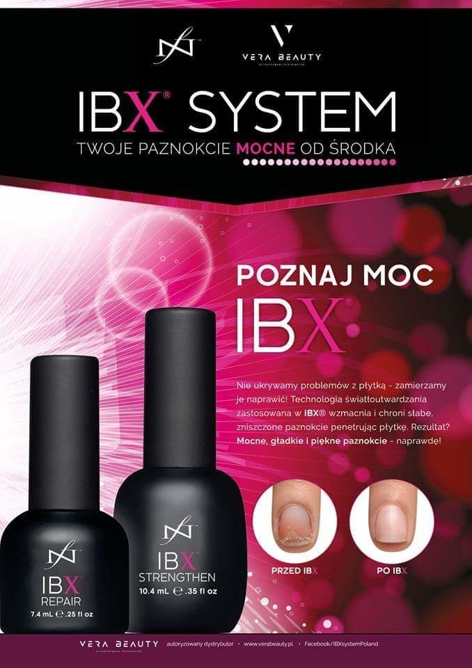 Portfolio usługi System IBX - regeneracja paznokci