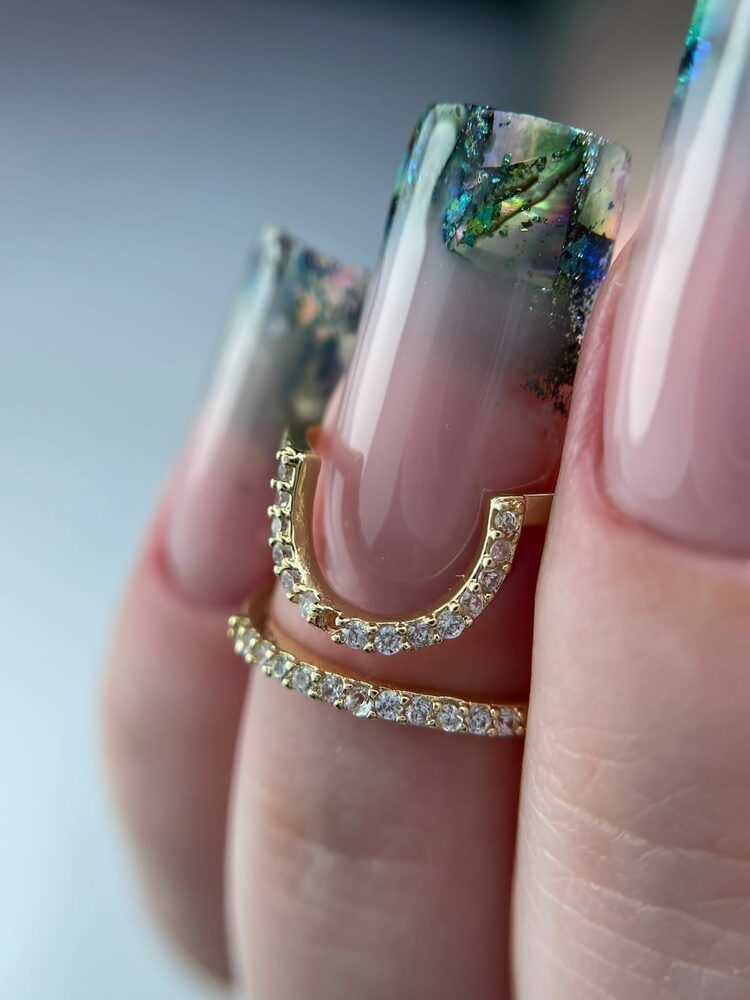 Portfolio usługi Przedłużanie paznokci - Reversed Princess Nails