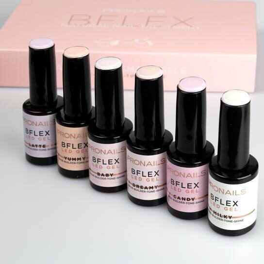 Portfolio usługi BFlex Manicure+ naturalna i trwała stylizacja p...