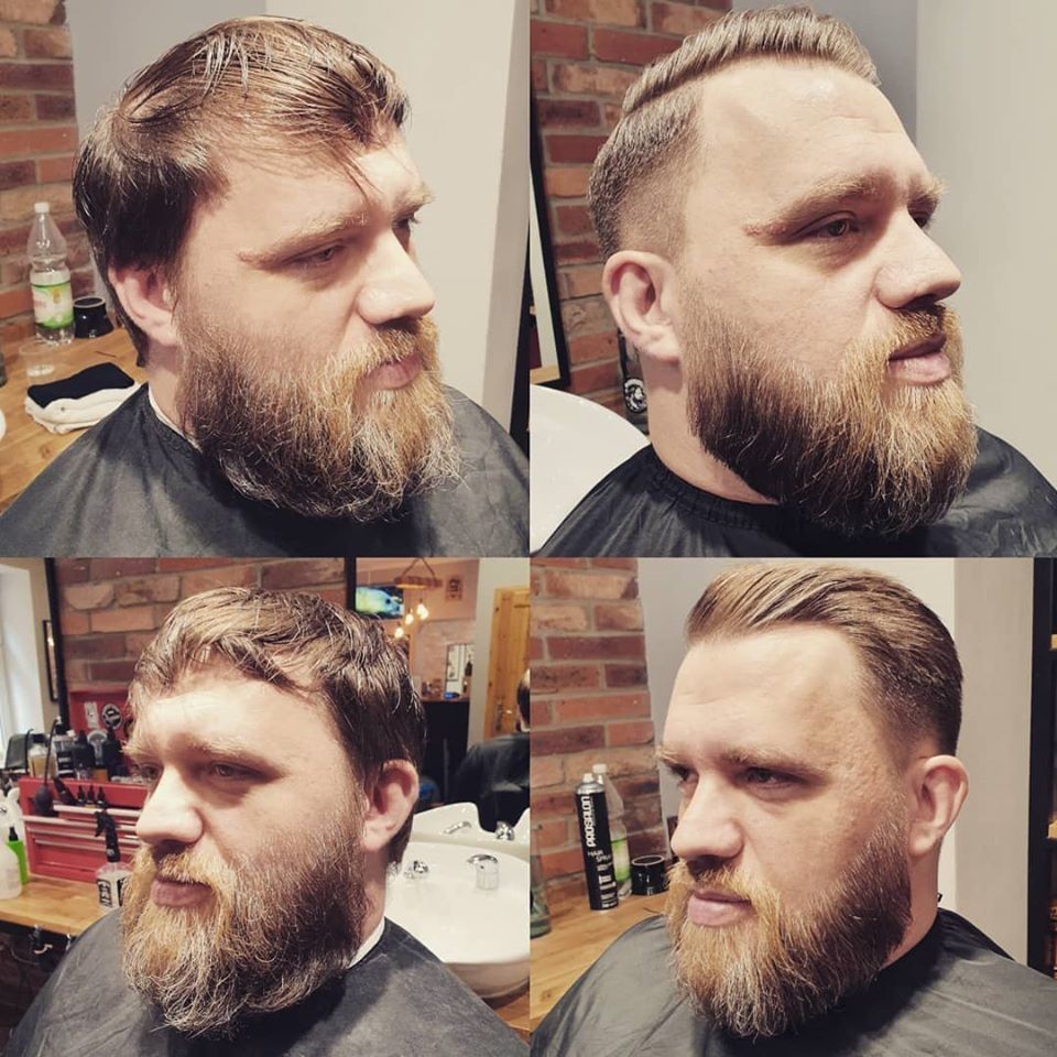 Portfolio usługi COMBO włosy+broda (Hair Cut+Beard Trim)