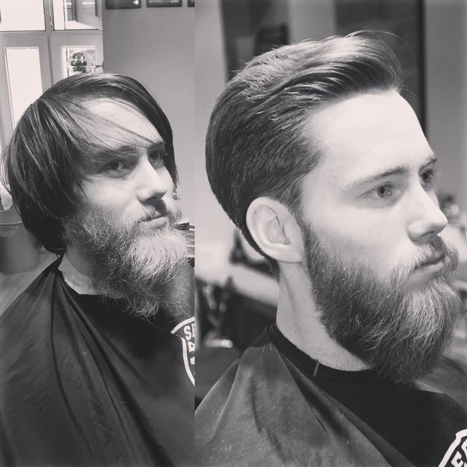 Portfolio usługi COMBO włosy+broda (Hair Cut+Beard Trim)