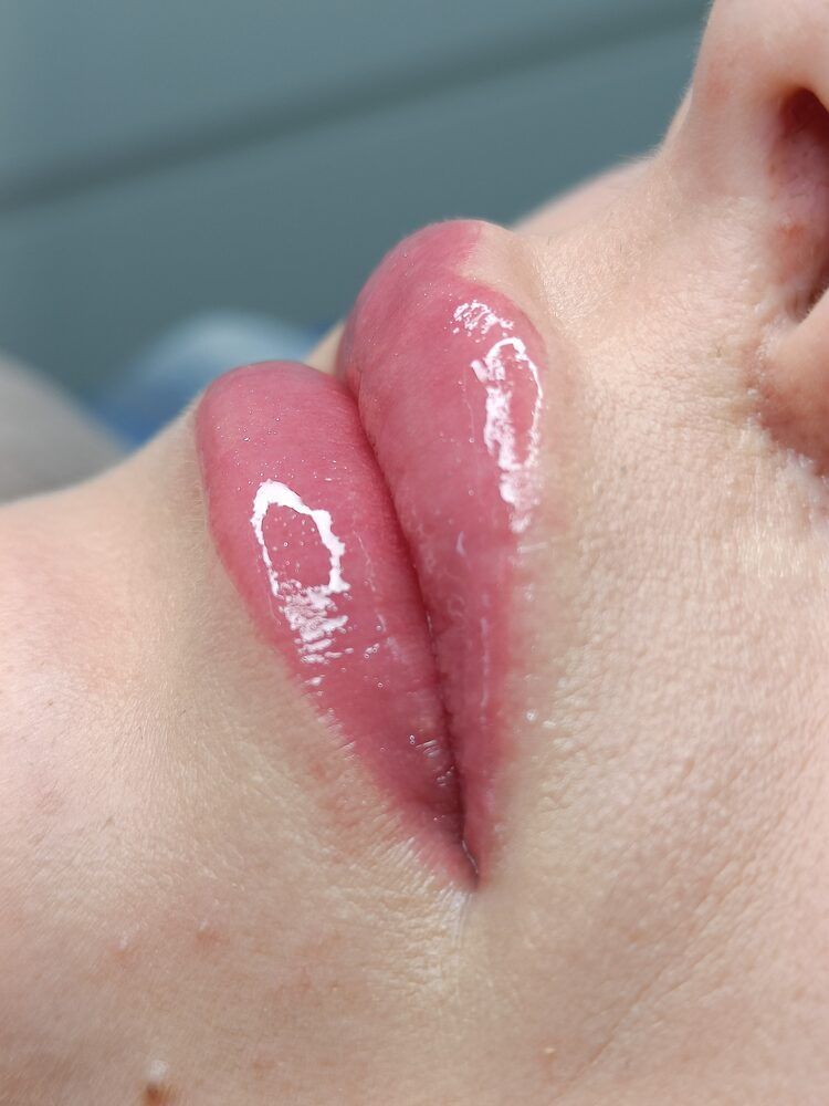 Portfolio usługi Makijaż permanentny ust Aquarelle Lips + korekta