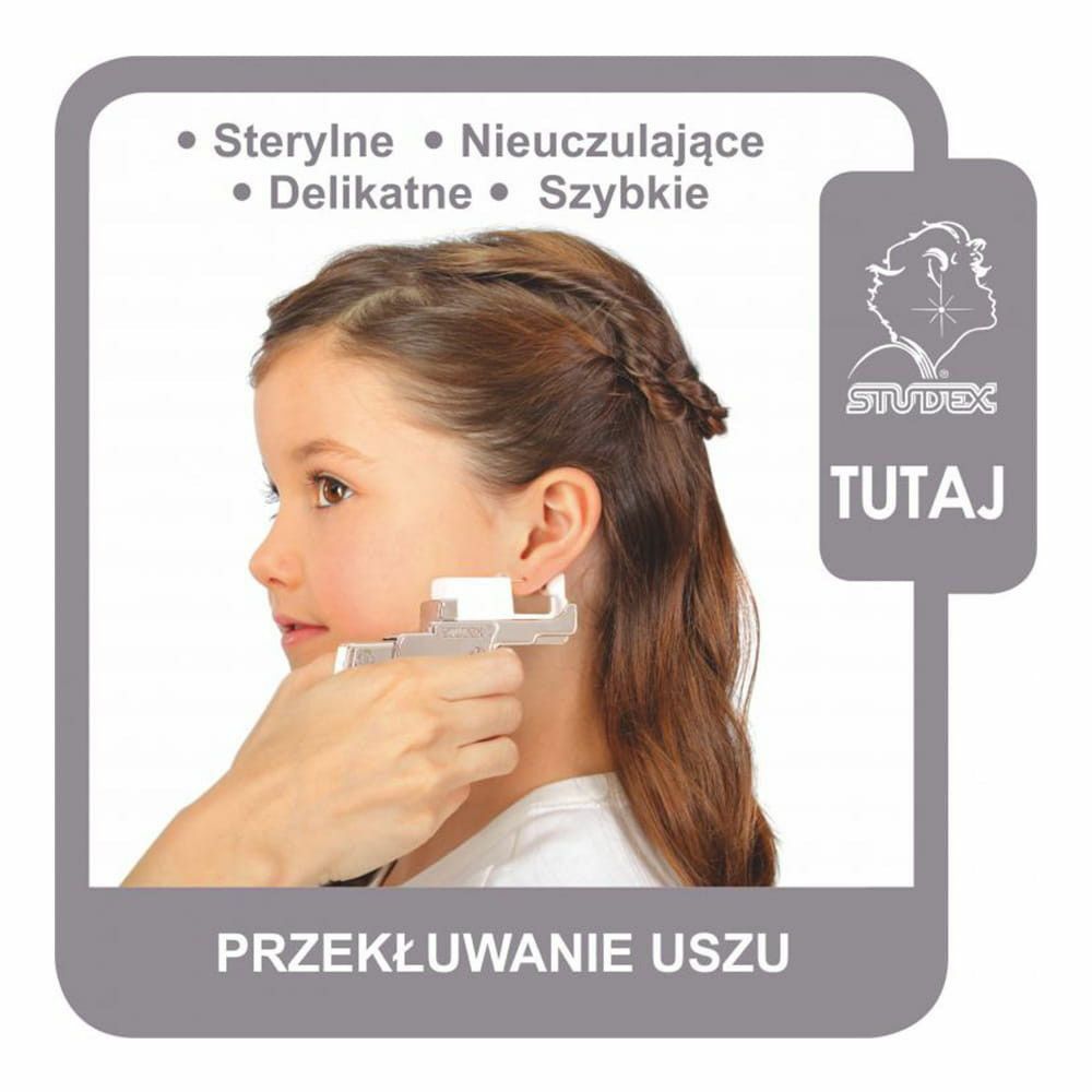 Portfolio usługi Przekłuwanie uszu Studex