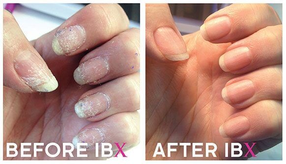 Portfolio usługi Manicure IBX odżywianie  paznokci