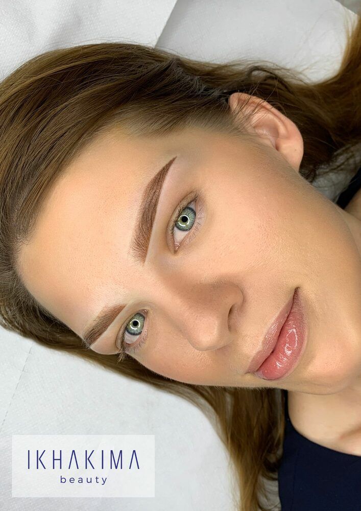 Portfolio usługi Makijaż permanentny brwi metodą Ombre Brows/Pow...