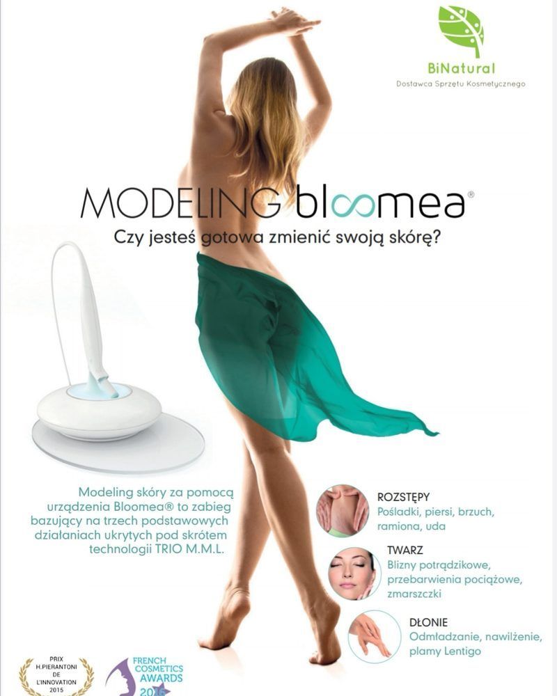 Portfolio usługi Modeling Bloomea- zabieg na twarz, szyję i dekolt