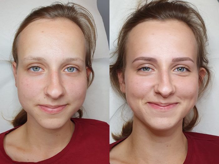Portfolio usługi Makijaż permanentny brwi metodą łączoną