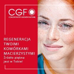 Portfolio usługi CGF ONE rewitalizacja skóry czynnikami wzrostu ...