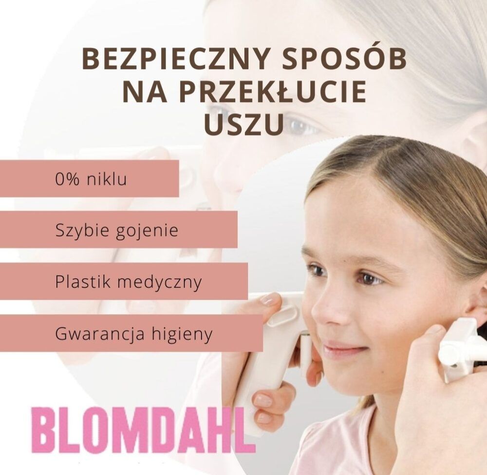 Portfolio usługi Przekłuwanie uszu – metoda Blomdahl
