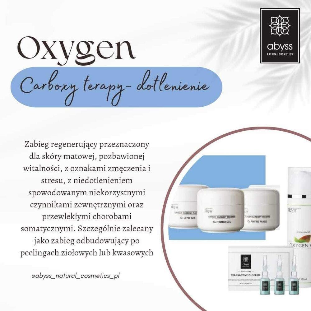 Portfolio usługi Oxygen Carboxy Therapy