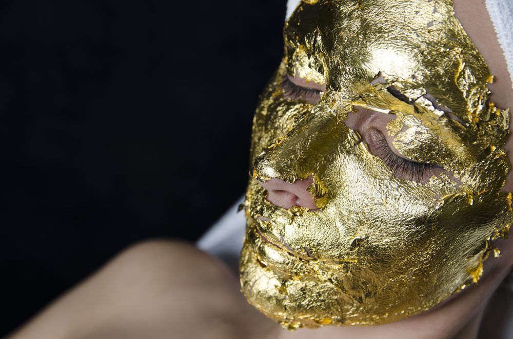Portfolio usługi Złota Maska - 24K Gold Mask Treatment
