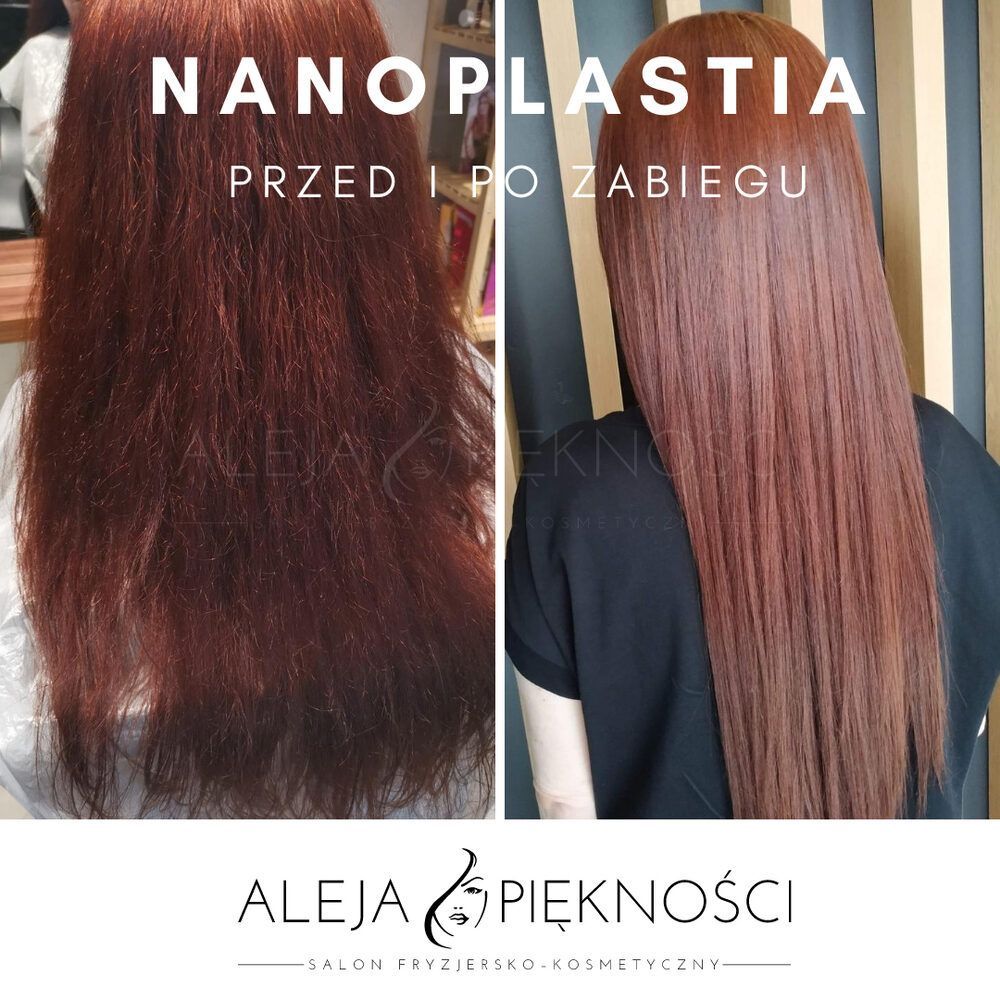 Portfolio usługi Nanoplastia włosów odbudowująca