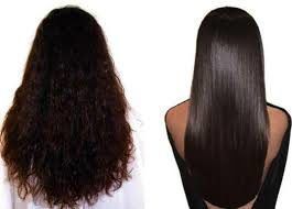Portfolio usługi Keratynowe prostowanie włosy długie