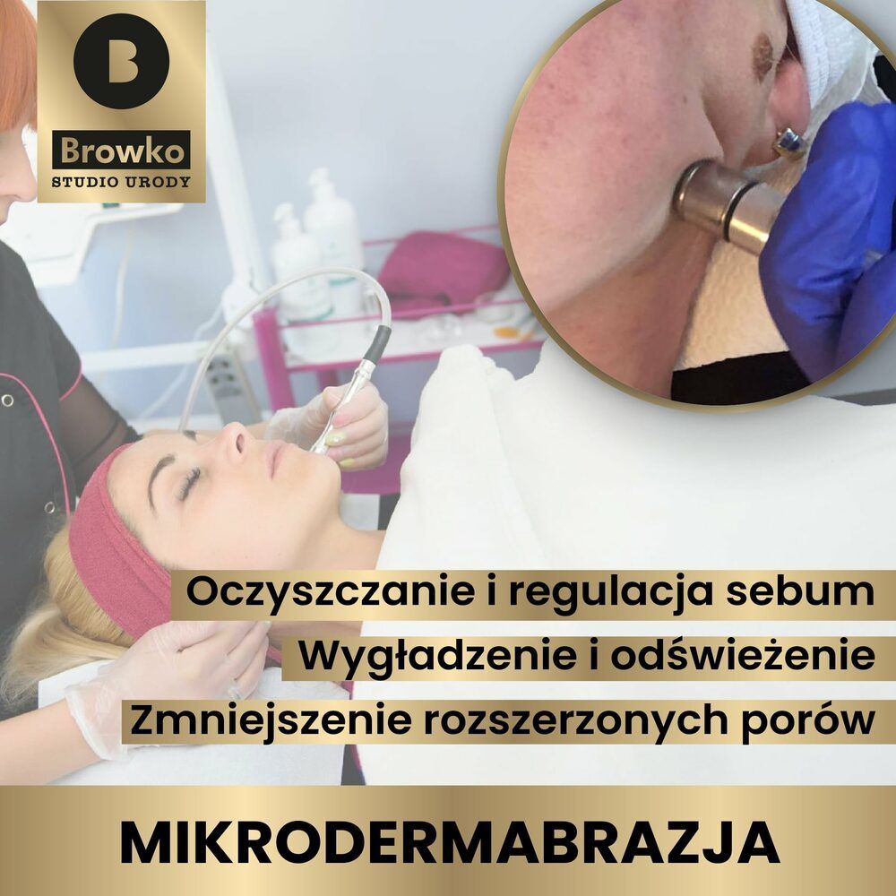 Portfolio usługi Mikrodermabrazja diamentowa/korundowa - Twarz+s...