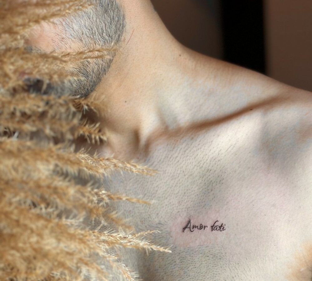 Portfolio usługi Tatuaż minimalistyczny na ciele