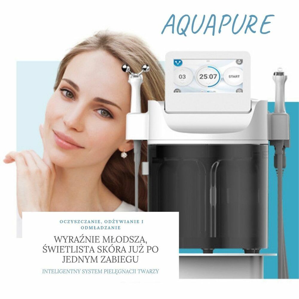 Portfolio usługi Aquapure Hydropeeling - 7 etapowe oczyszczanie