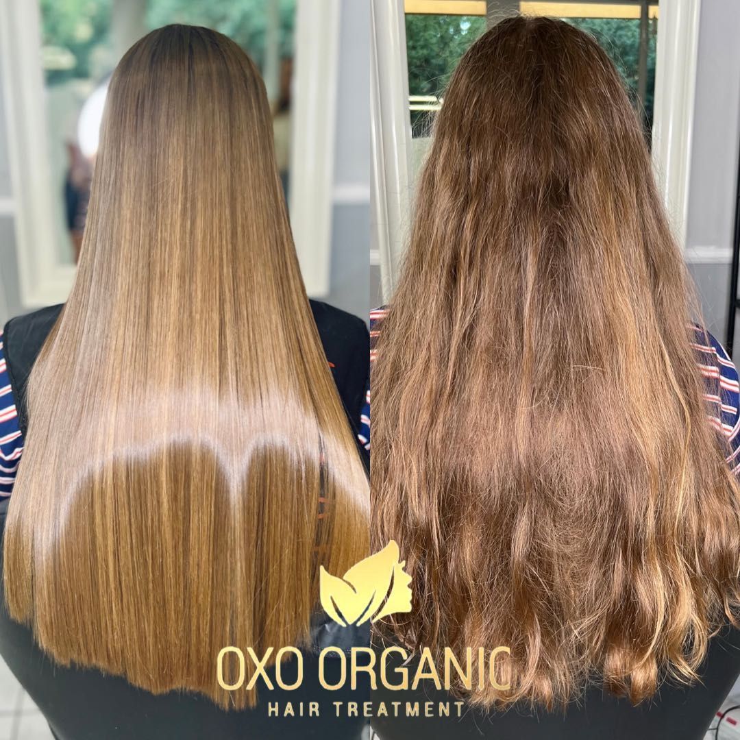 Portfolio usługi Permanentne prostowanie włosy oxo organic
