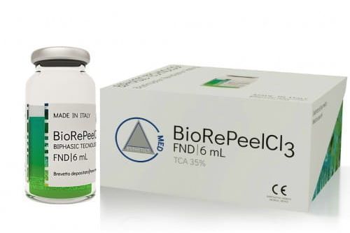 Portfolio usługi BioRePeelCl3 z mezoterapią mikroigłową twarz
