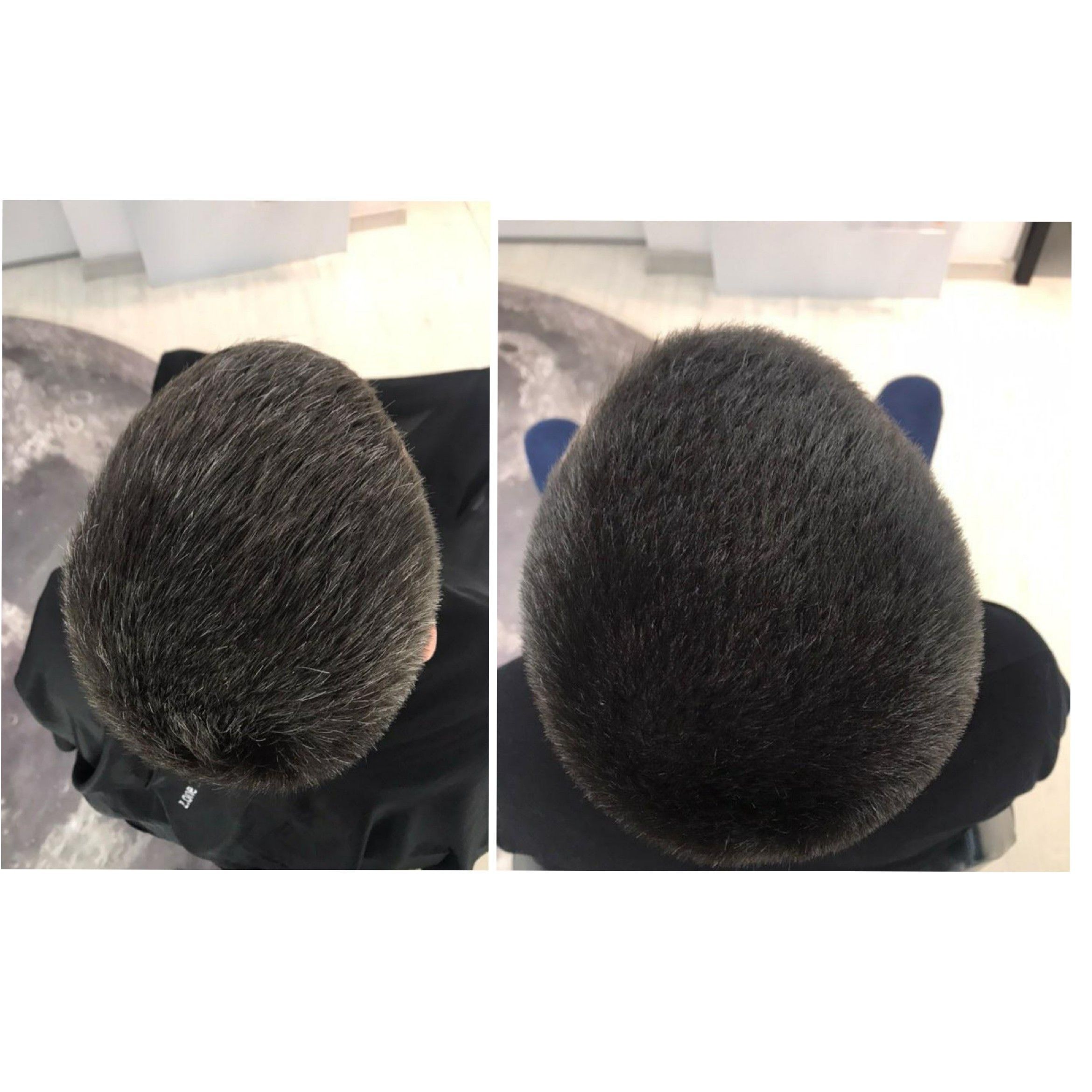 Portfolio usługi Retusz Męskich Siwych Włosów + strzyżenie