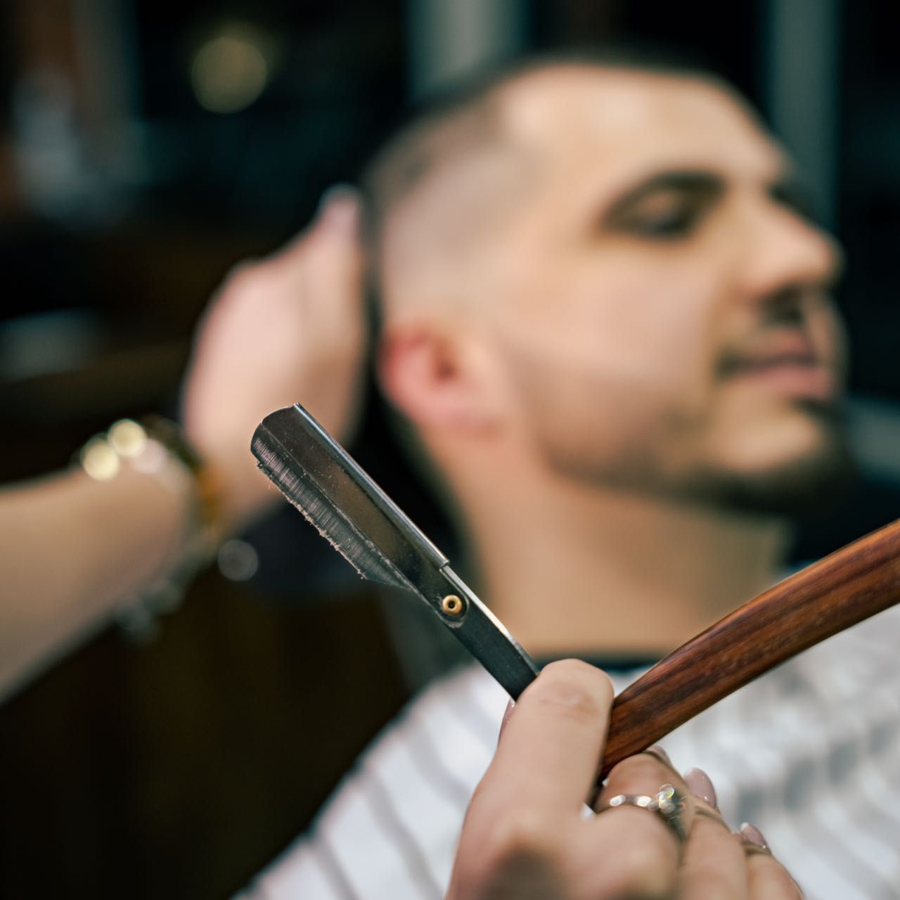 Portfolio usługi Golenie brzytwą | Razor shaving