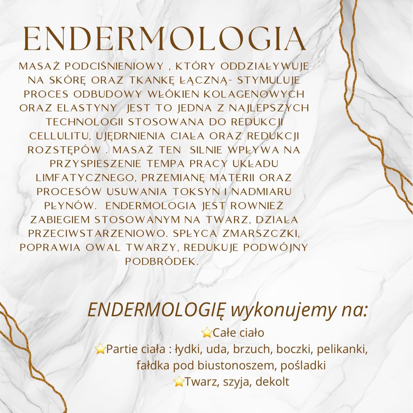 Portfolio usługi ENDERMOLOGIA