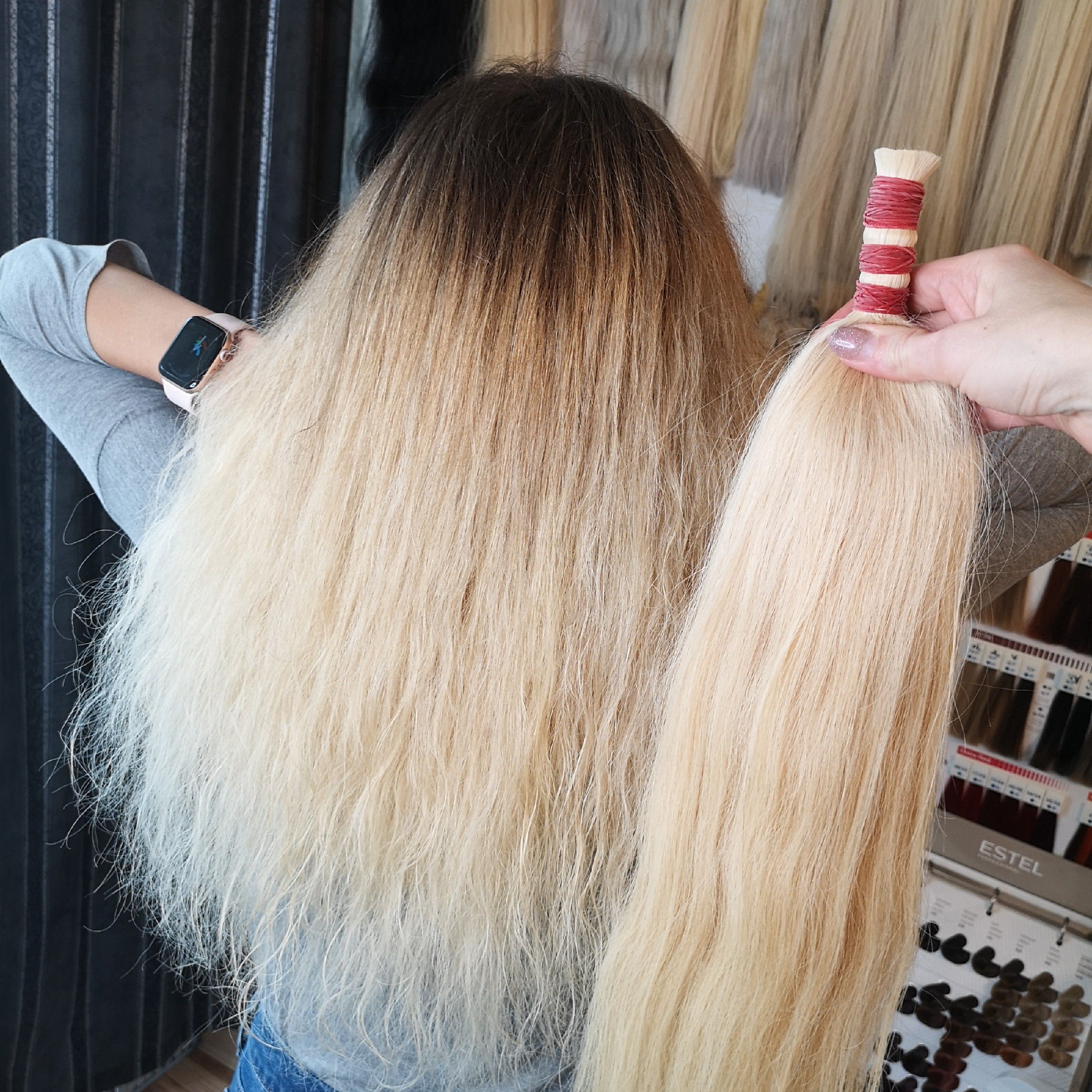 Portfolio usługi Włosy  Lux 40cm