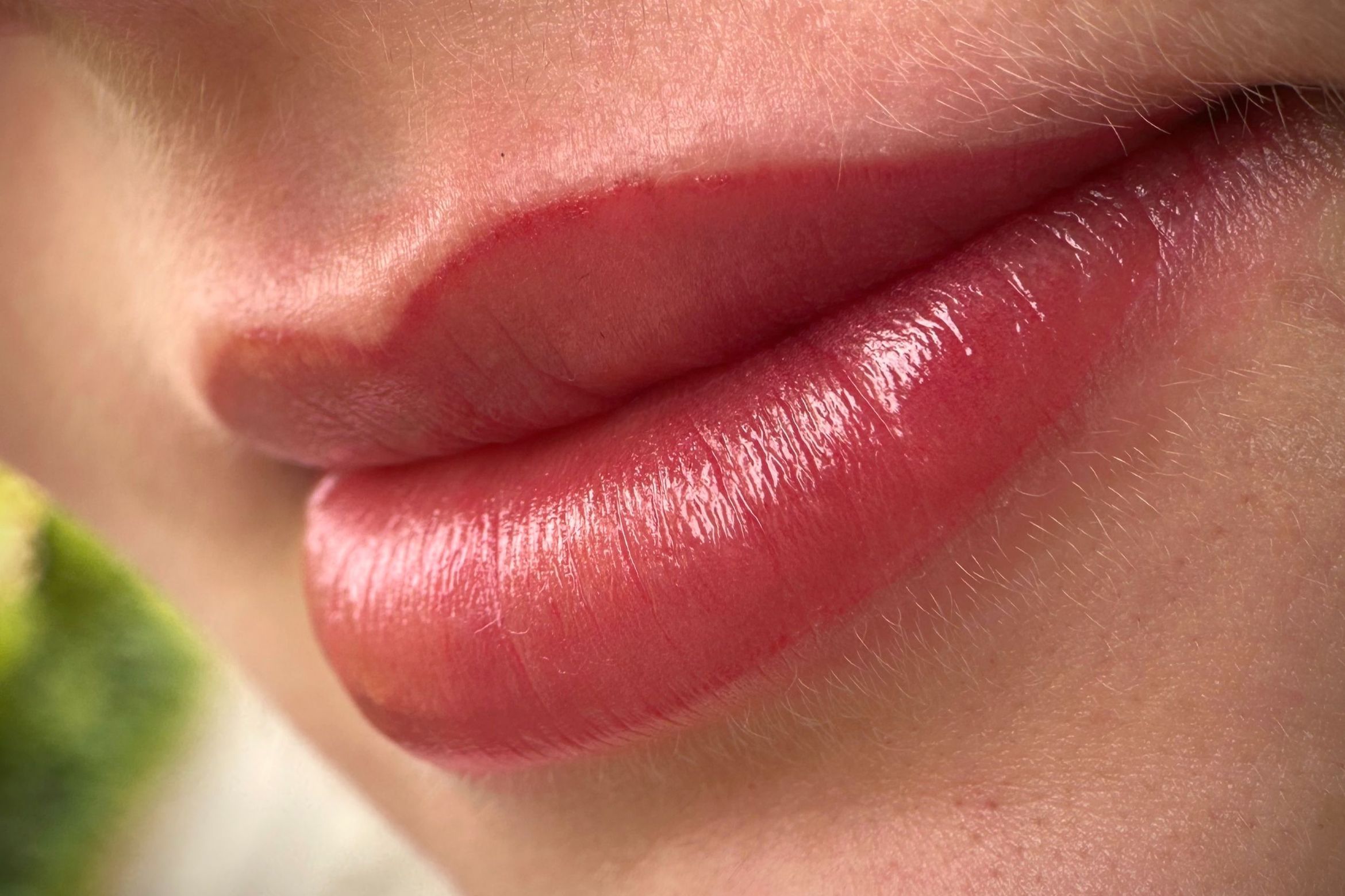 Portfolio usługi Usta Natural Lips - efekt naturalnej pomadki
