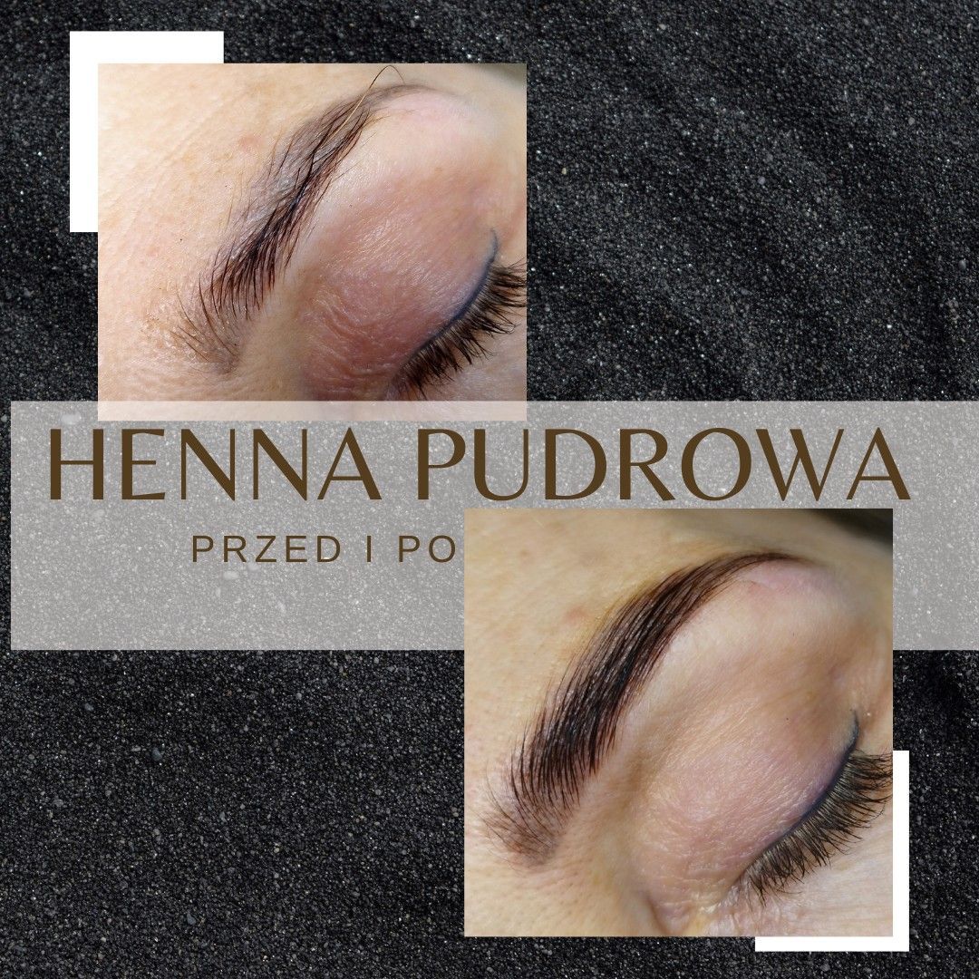 Portfolio usługi Henna Pudrowa(+Geometria,regulacja)