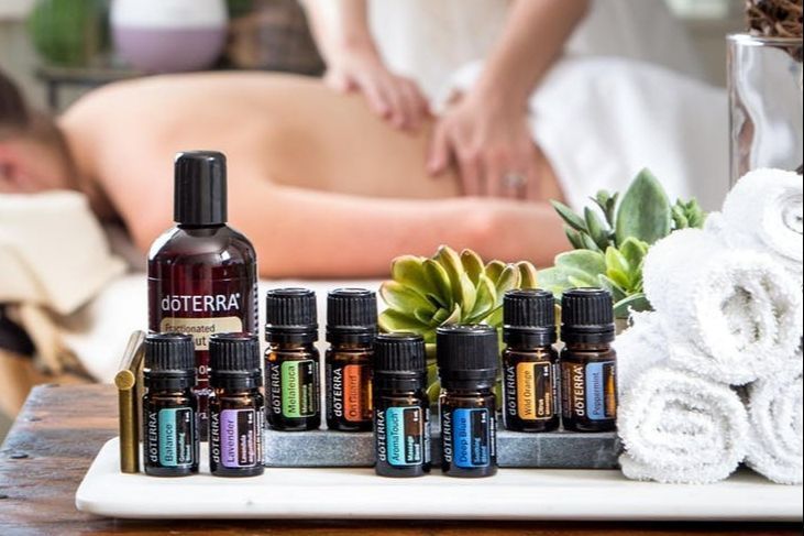 Portfolio usługi AromaTouch - masaż ciała z olejkami eterycznymi