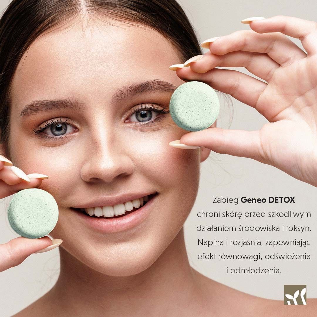 Portfolio usługi Geneo Detox® - wzmocnienie bariery ochronnej skóry