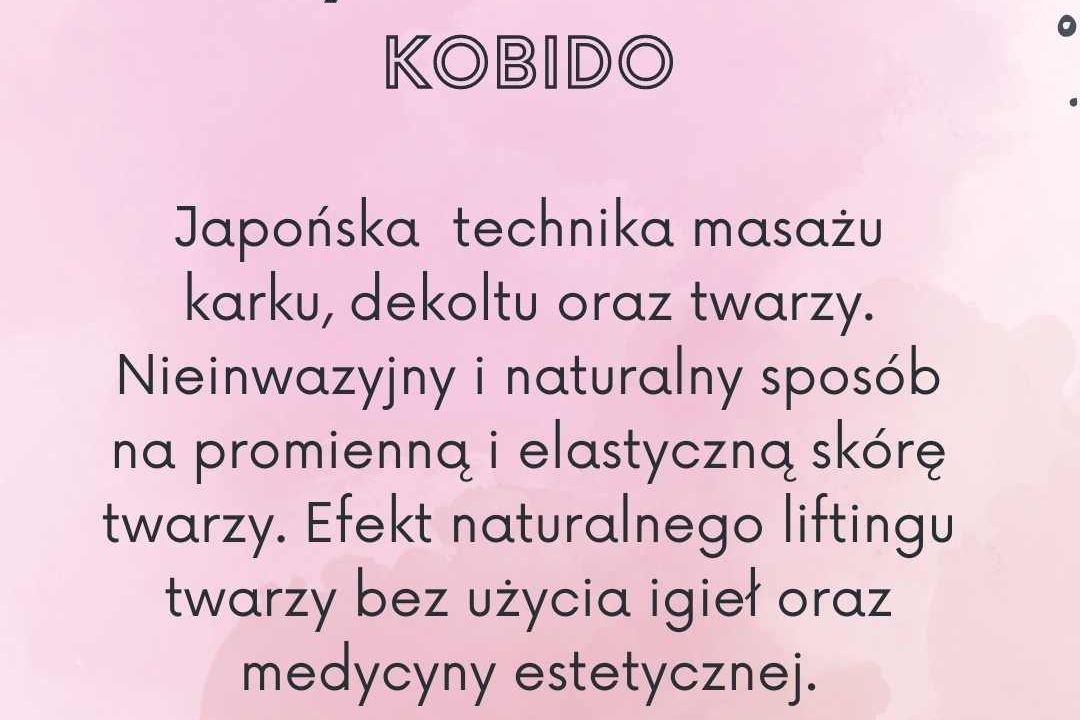 Portfolio usługi ✨Masaż KOBIDO✨ Twarz&Kark&Głowa&Dekolt 90min