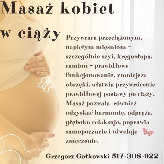 Portfolio usługi Masaż Kobiet W Ciąży