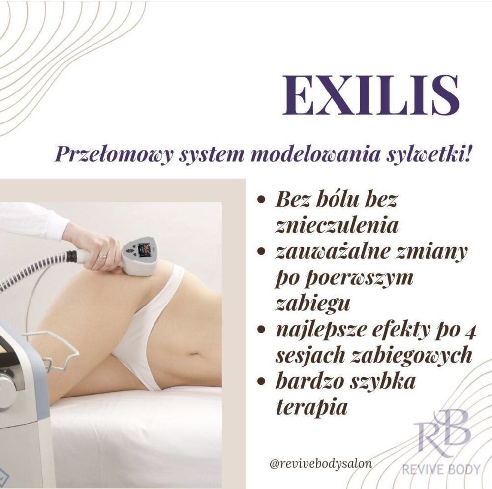 Portfolio usługi EXILIS - ciało - 6 zabiegów