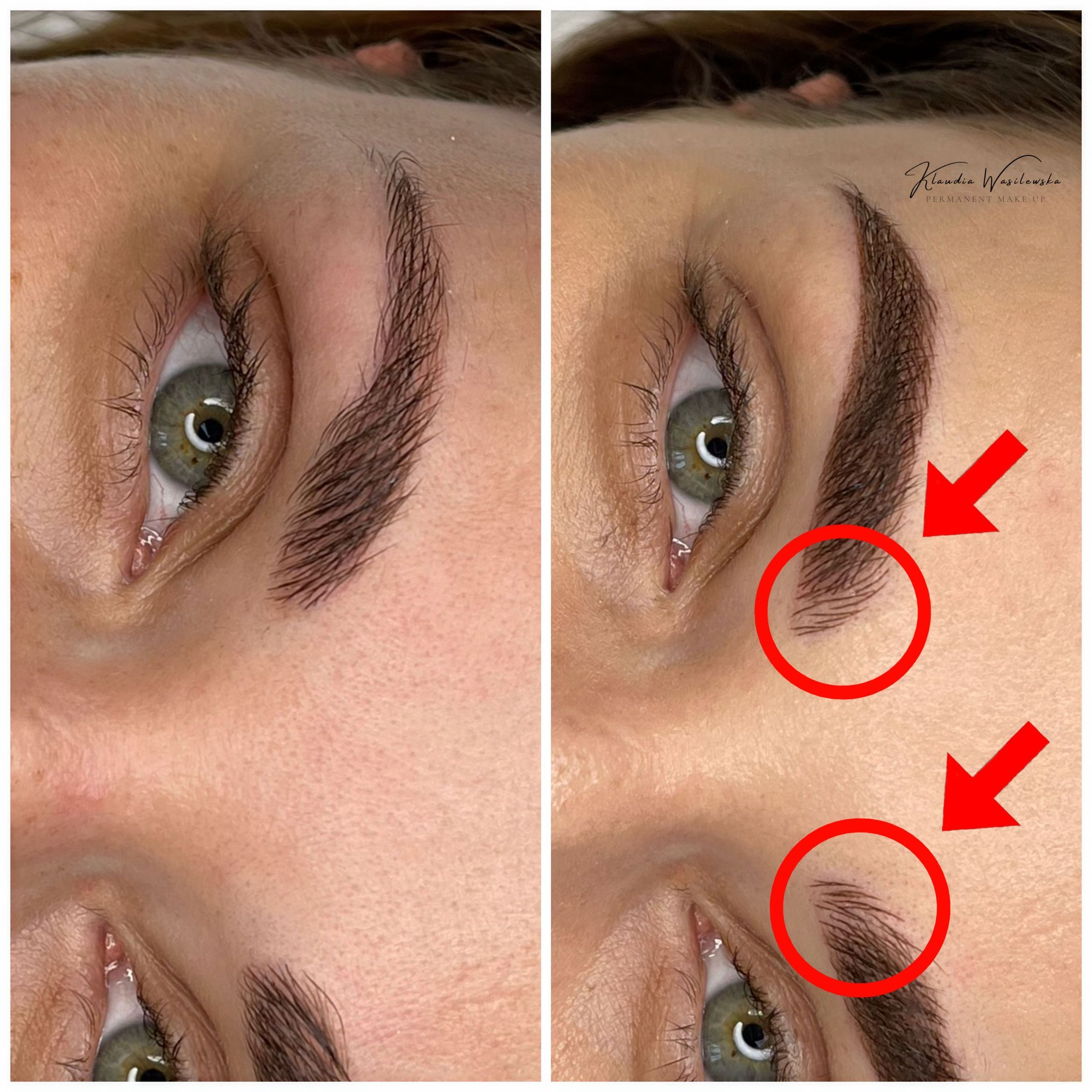 Portfolio usługi Makijaż permanentny brwi- Combo brows