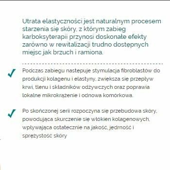 Portfolio usługi Karboksyterapia JULIE - Lifting, Zmarszczki