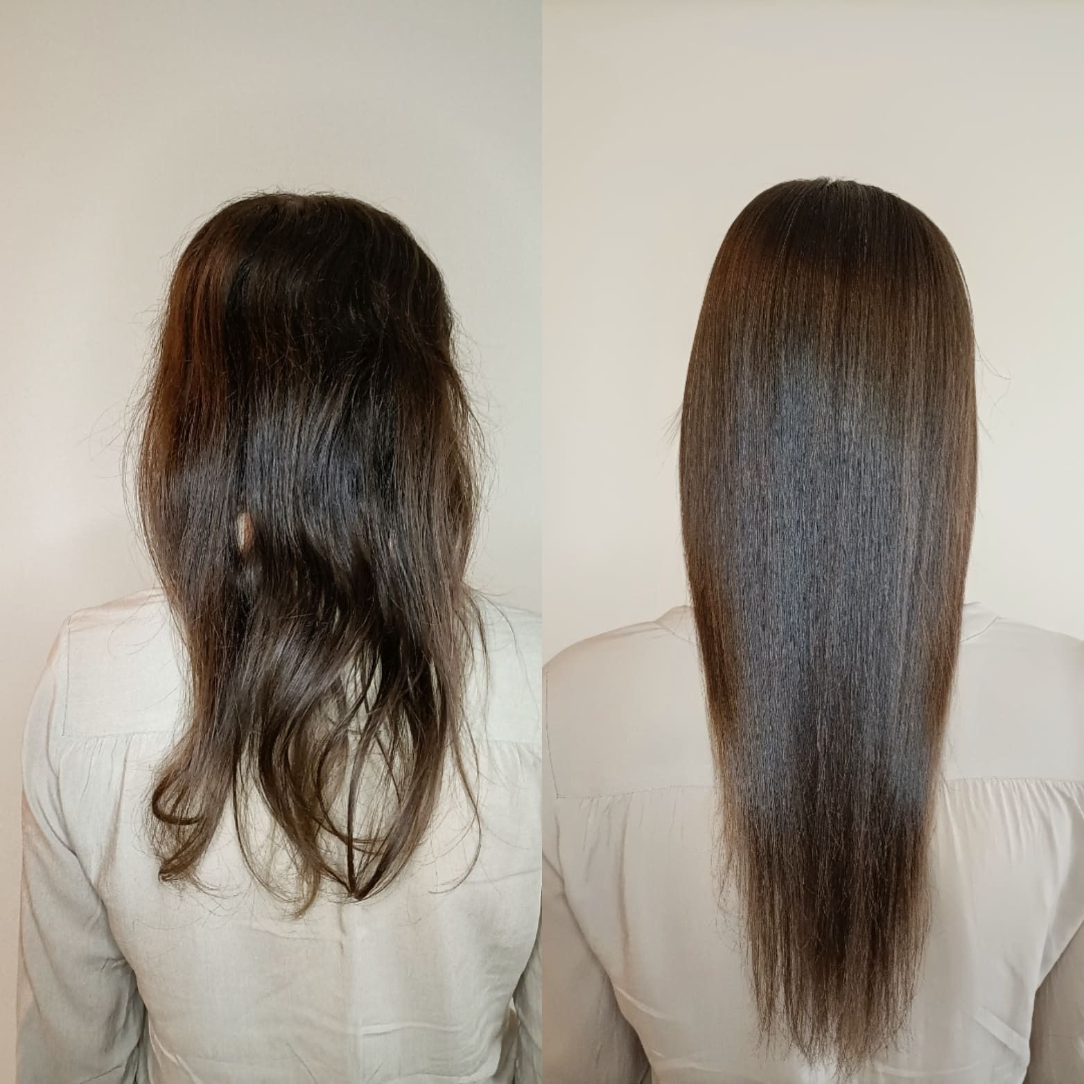 Portfolio usługi Keratynowe prostowanie włosów z botoksem