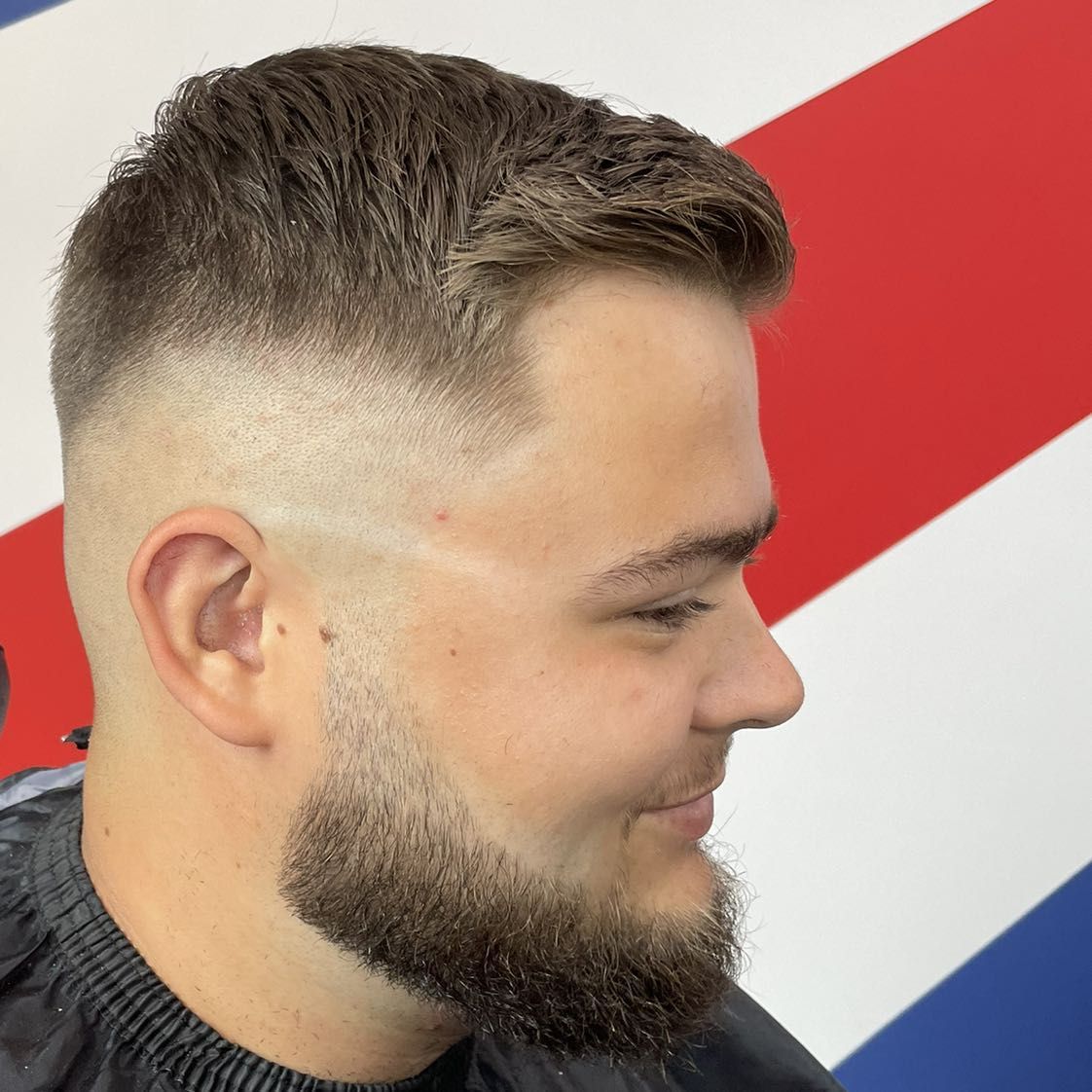 Portfolio usługi COMBO (strzyżenie włosów i brody)