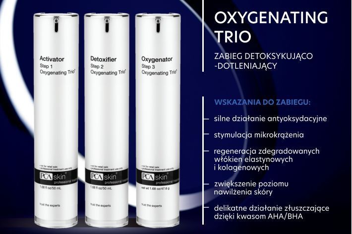 Portfolio usługi Oxygenating Trio zabieg dotleniająco- odżywczy