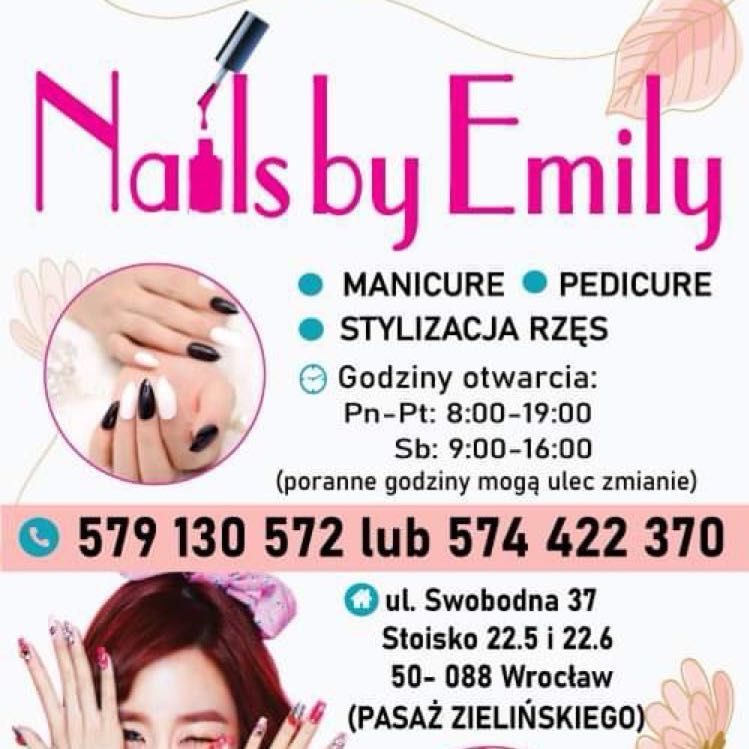 Nails By Emily, Swobodna 37( Pasaż Zielińskiego), Aleja niebieski (Stoisko 22.6 i 22.5), 50-088, Wrocław, Krzyki