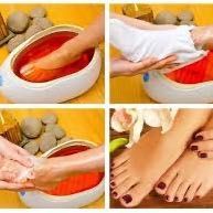Portfolio usługi Ciepła kąpiel parafinowa na stopy + masaż