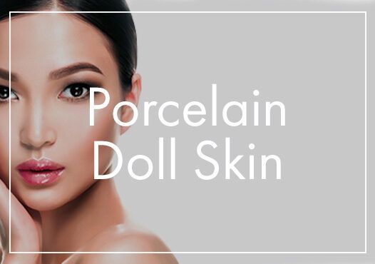 Portfolio usługi Porcellain Doll Skin - efekt porcelanowej skóry