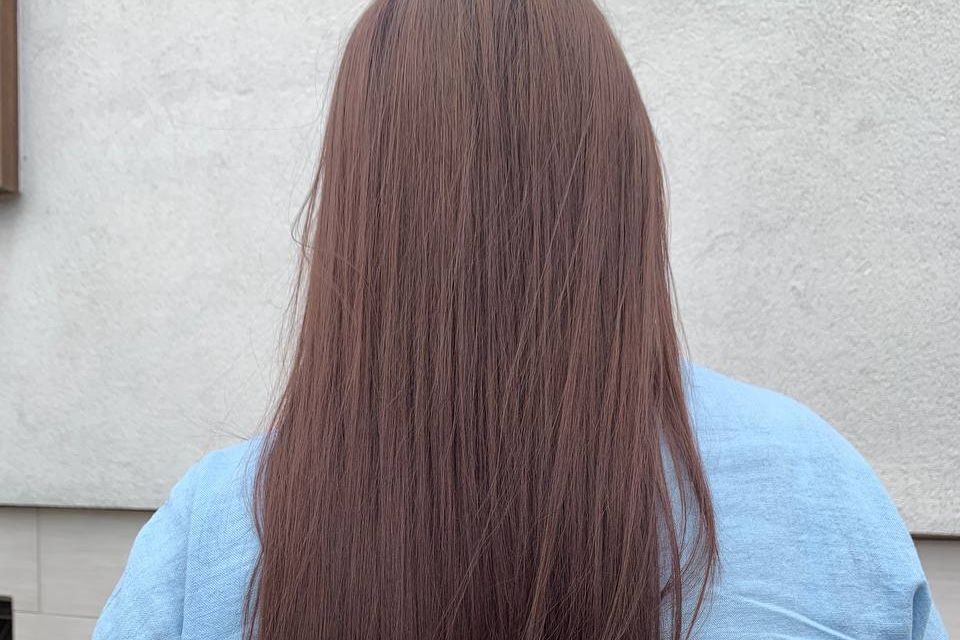 Portfolio usługi Farbowanie włosów/Jeden kolor  -Włosy Długie