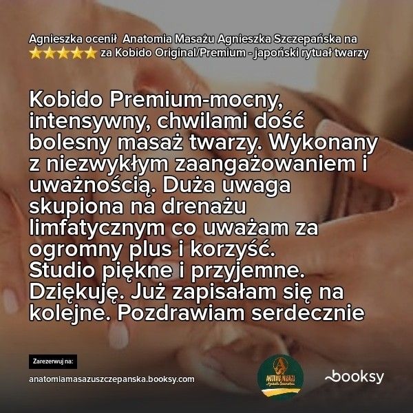 Portfolio usługi Kobido Original Premium Masaż Twarzy -25%!!!