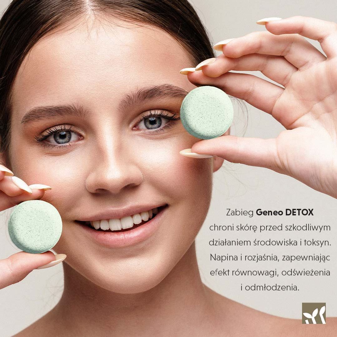 Portfolio usługi GENEO Detox® - wzmocnienie bariery ochronnej skóry