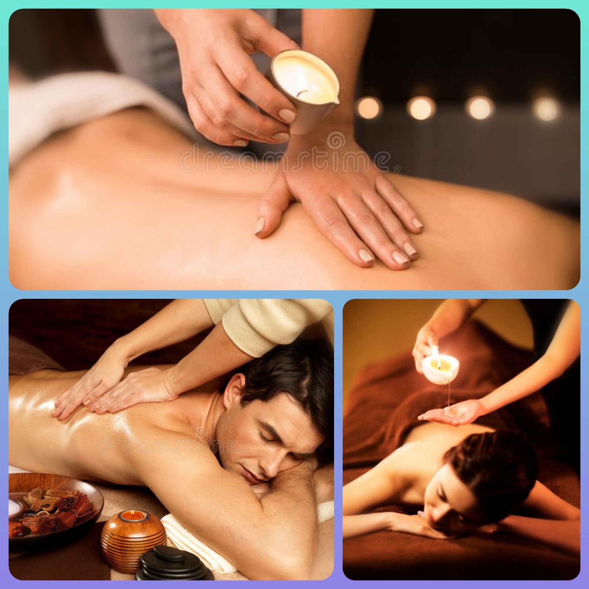 Portfolio usługi Candle Massage